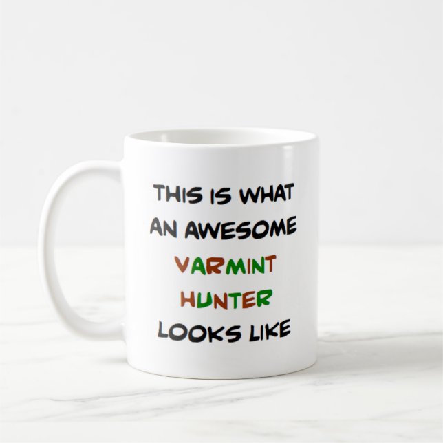 Caneca De Café caçador de vermintes, incrível (Esquerda)