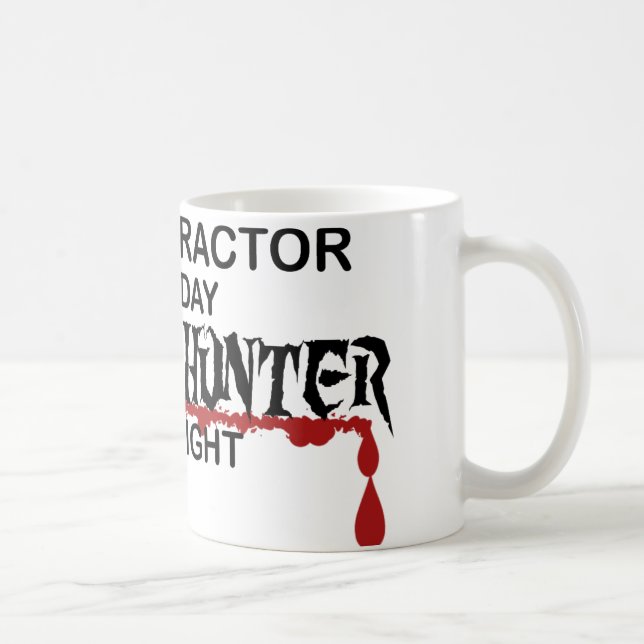 Caneca De Café Caçador do zombi do Chiropractor (Direita)