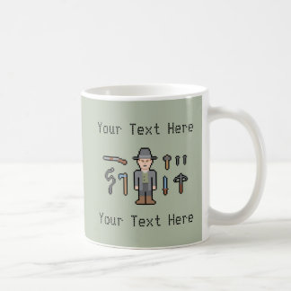 Caneca De Café Caçador feito sob encomenda do vampiro do texto