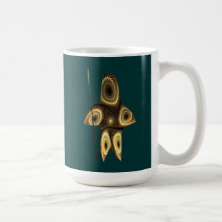 Caneca De Café Caçador Inuit Fractal