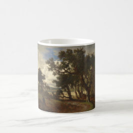 Caneca De Café Caçador numa Paisagem Rural (Andreas Achenbach)