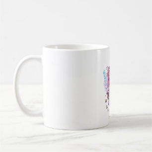 Caneca De Café Caçadora de Demônios Kawaii Rosa Fofa com Espada M