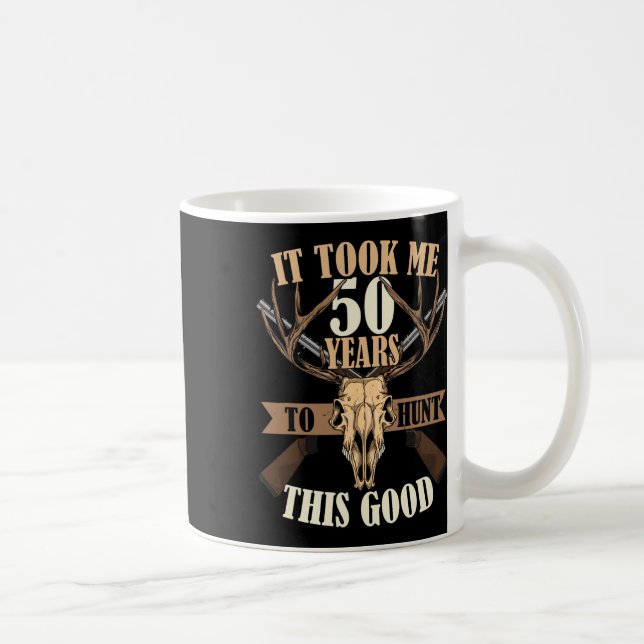 Caneca De Café Caçadores de veados de 50 anos de idade (Direita)