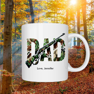 Caneca De Café Caçadores do melhor Dia de os pais de Pai personal