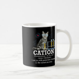 Caneca De Café Cação - Gato de Professor de Ciência Humor da Quím