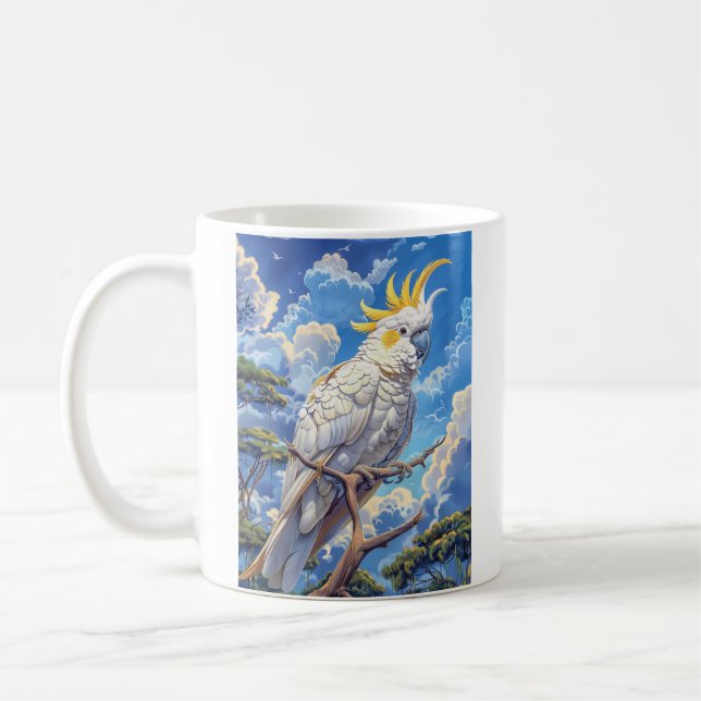 Caneca De Café Cacatua-branca (Esquerda)