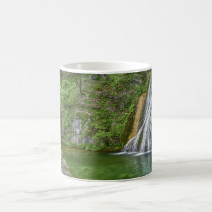 Caneca De Café Cachoeira da Natureza Verde