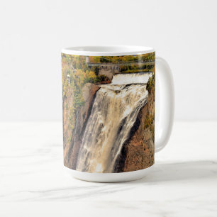 Caneca De Café Cachoeira Montmorency Canadá estilizado