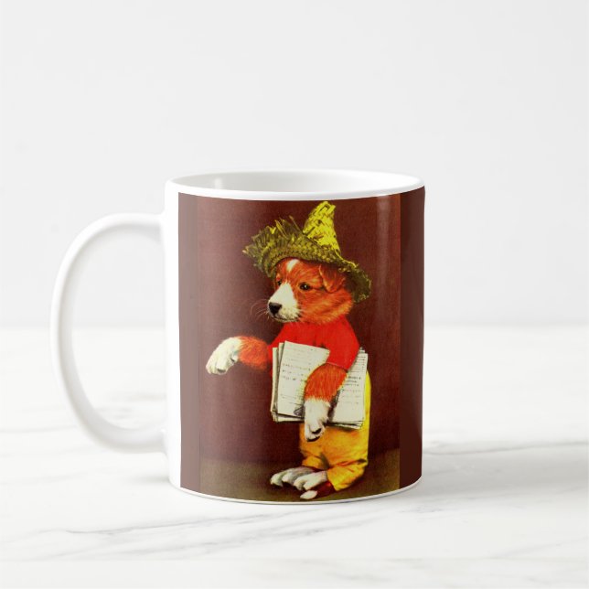 Caneca De Café cachorrinho fofo (Esquerda)