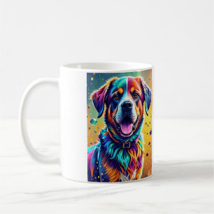 Caneca De Café Cachorro alegre e alegre e divertido, salgado