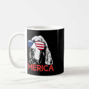Caneca De Café Cachorro Americano da Bandeira Merica 4 de Julho
