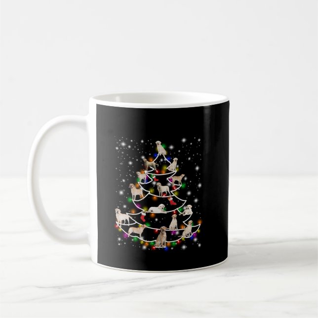 Caneca De Café Cachorro | Árvore de Natal Labrador (Esquerda)