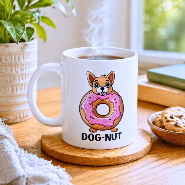 Caneca De Café Cachorro Bonito-Nut (Criador carregado)