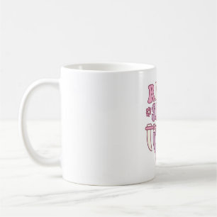 Caneca De Café Cachorro Bonito Sobe E Joga Retro Engraçado