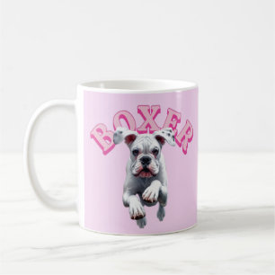 Caneca De Café Cachorro Branco Repleto