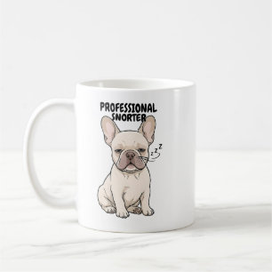 Caneca De Café Cachorro Bulldogue Francês Respirador Profissional