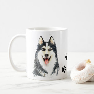 Caneca De Café Cachorro Cachorro Cachorro Cachorro Aquarela Siber