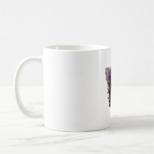Caneca De Café Cachorro Cachorro de Pintura do Abstrato Chihuahua