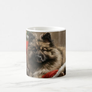 Caneca De Café Cachorro Cachorro Festivo