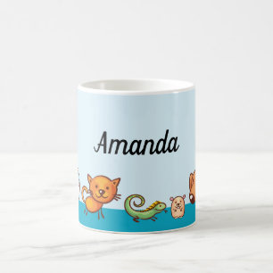Caneca De Café Cachorro Cachorro Pet Personalizado