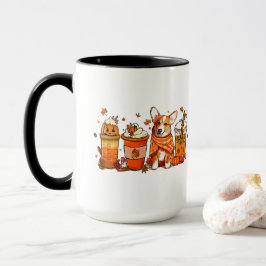 Caneca De Café Cachorro, Caneca De Cachorro Corgi,