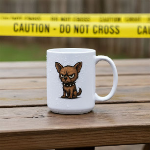 Caneca De Café Cachorro Castanho Engraçado