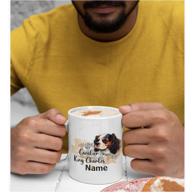 Caneca De Café Cachorro Cavalier King Charles Coffee Mug, Copa (Cavalier King Charles Dog Pet Mug)