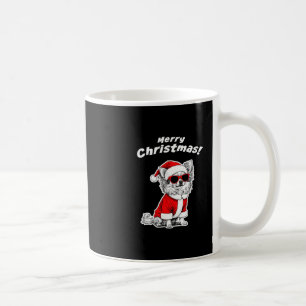 Caneca De Café Cachorro Chihuahua Natal Funny Santa Cão Fofo Féri