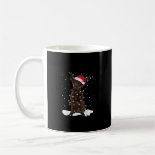 Caneca De Café Cachorro Chocolate Labrador — Natal