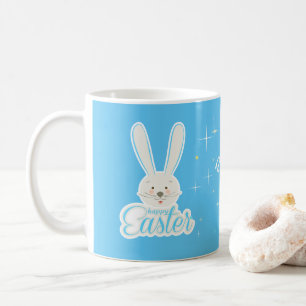 Caneca De Café Cachorro-coelho-Felz pascoa, festas de caça