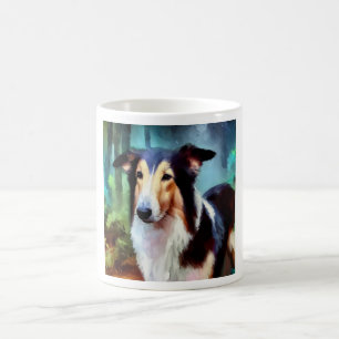 Caneca De Café Cachorro Collie Suave