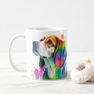 Caneca De Café Cachorro Colorido Pet Coffee Mug, Taça