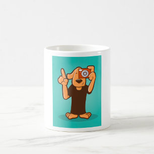 Caneca De Café Cachorro Com Câmera