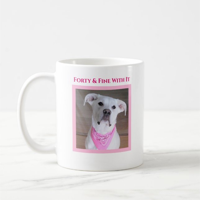 Caneca De Café Cachorro Confiante Bonito Com Olhos Molhados Quare (Esquerda)