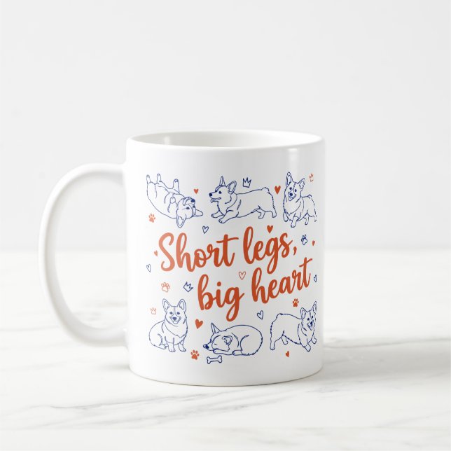 Caneca De Café Cachorro Corgi (Esquerda)
