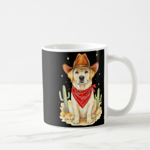 Caneca De Café Cachorro Cowboy Labrador Retriever Ocidental Llabr