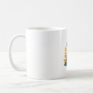 Caneca De Café Cachorro Cute Digital Chibi do Golden Retriever