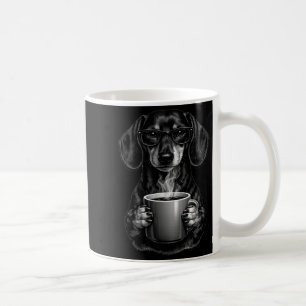 Caneca De Café Cachorro dachshund engraçado amante de café cachor