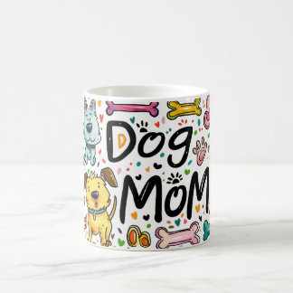 Caneca De Café Cachorro de 11 oz Mamãe Dom Idea para Pelas Mães