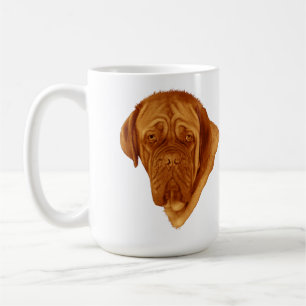 Caneca De Café Cachorro De Bordeaux Sooky Face,