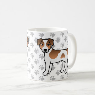 Caneca De Café Cachorro De Cachorro, Castanho E Branco, Dinamarqu