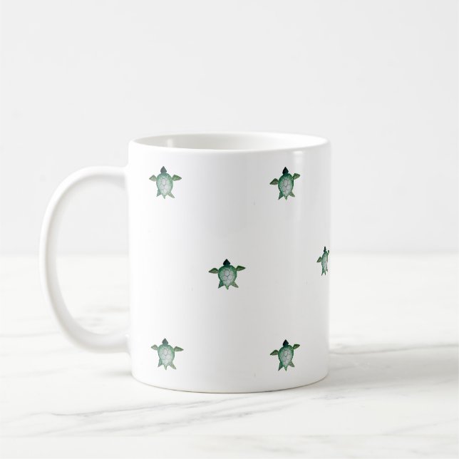 Caneca De Café Cachorro de café de tartaruga (Esquerda)