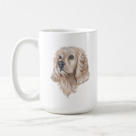Caneca De Café Cachorro de Cocker Spaniel | 15 oz