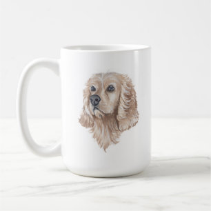 Caneca De Café Cachorro de Cocker Spaniel 15 oz