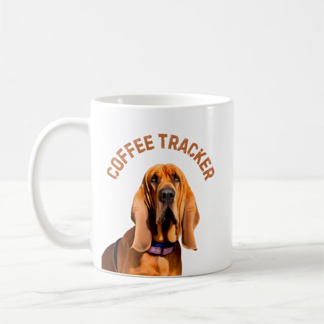 Caneca De Café Cachorro de Coffee Tracker Hound (Esquerda)