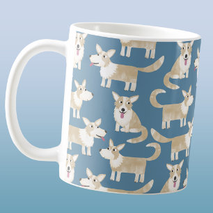 Caneca De Café Cachorro de Corgi
