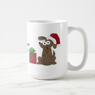 Caneca De Café Cachorro de Desenho Animado Divertido com Dito