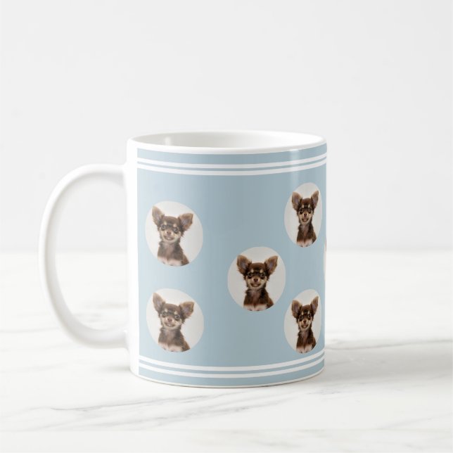 Caneca De Café Cachorro de Fotografias Personalizadas da Mãe (Esquerda)