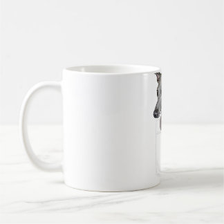 Caneca De Café Cachorro De Greyhound Italiano No Seu Bolso Da Fre