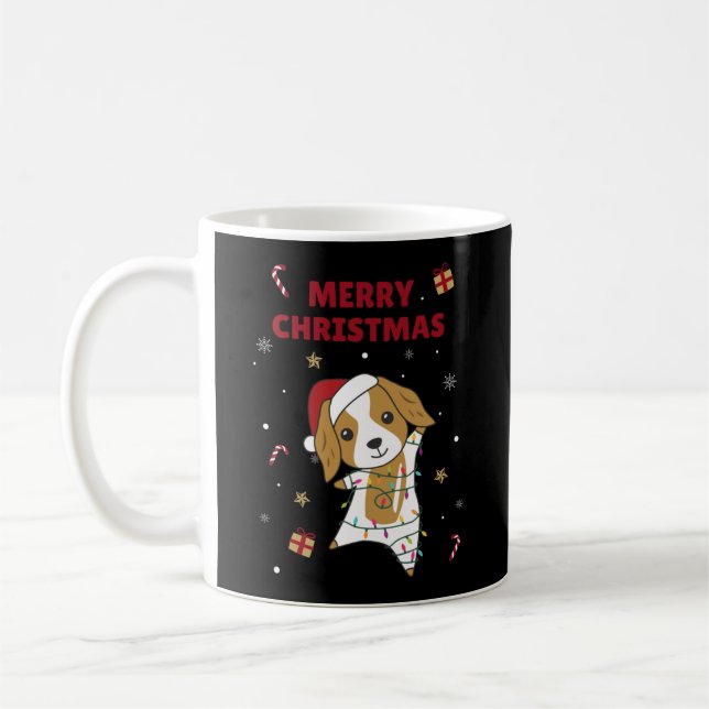 Caneca De Café Cachorro-de-Natal, Cachorro-de-Natal, Cachorro-de- (Esquerda)